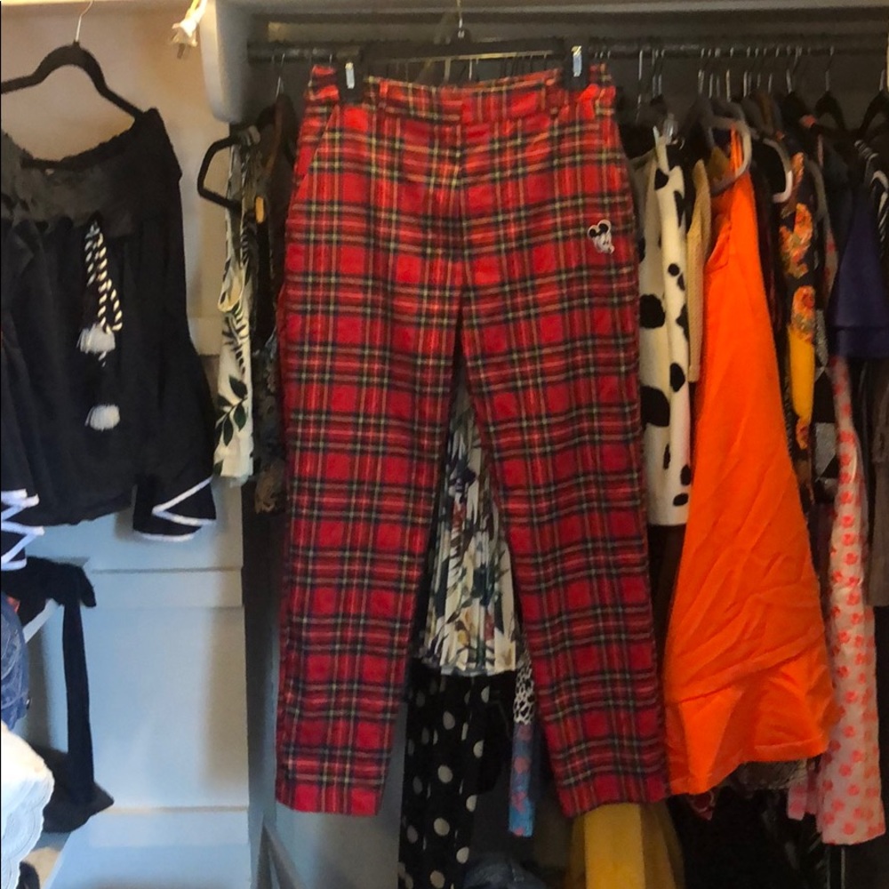 Disney x Forever 21 Plaid Pants